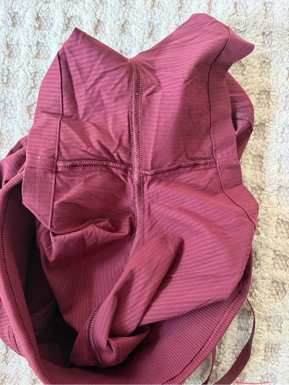 Lululemon Dance Studio High-Rise Short 3.5" Red Merlot 2 - Picture 9 of 10